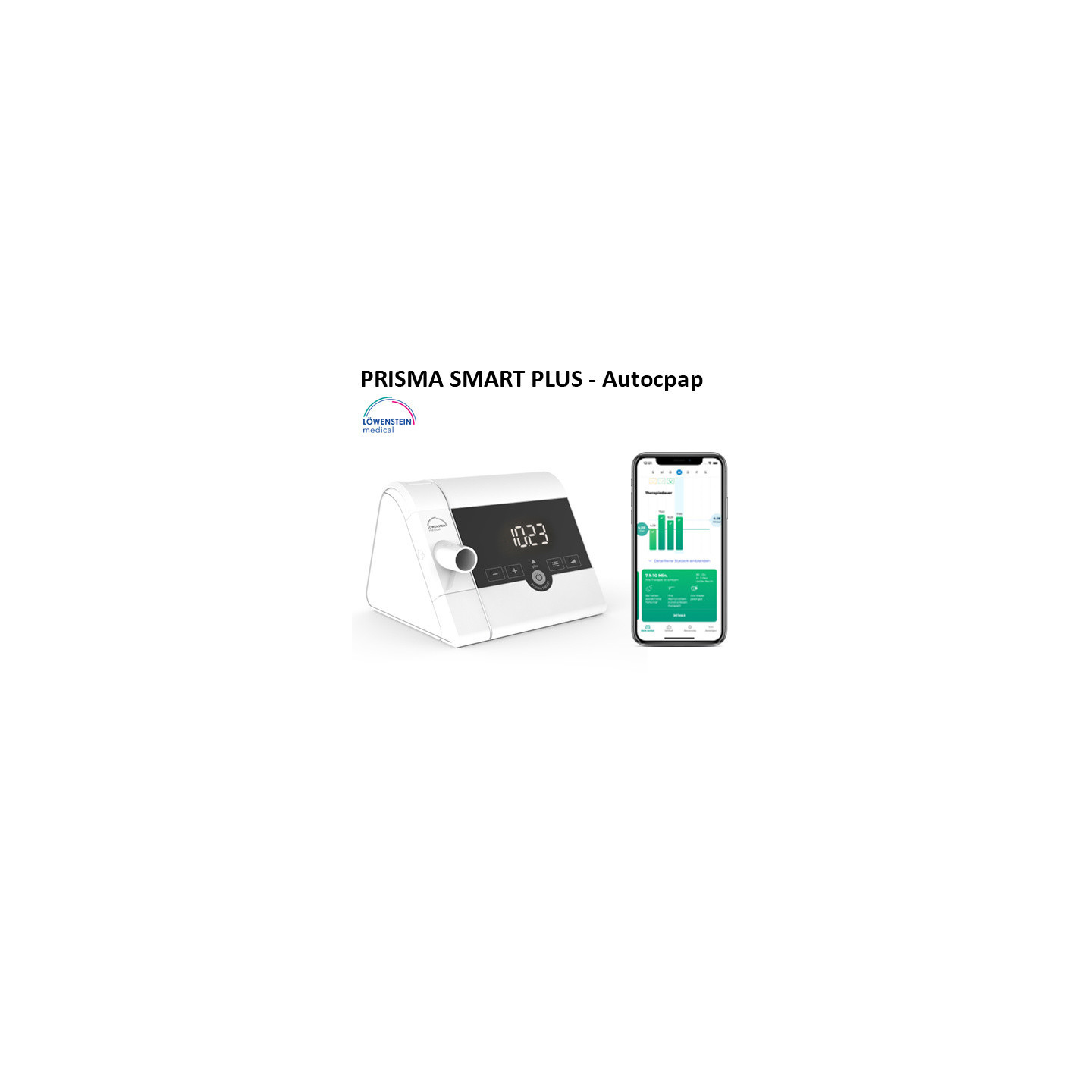 Prisma Smart Plus with humidifier - Autocpap - Lowenstein Medical