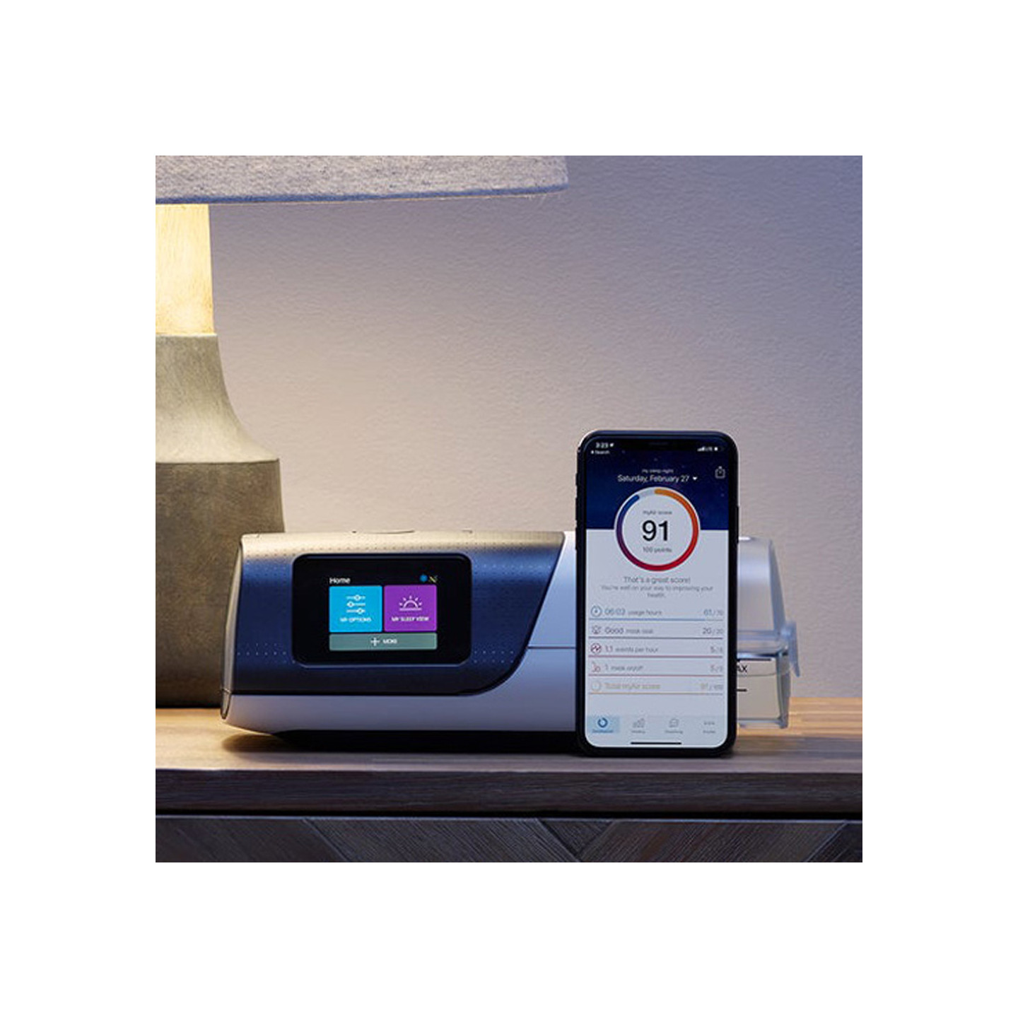 Airsense 11 Autoset with heated humidifier Humidair - ResMed