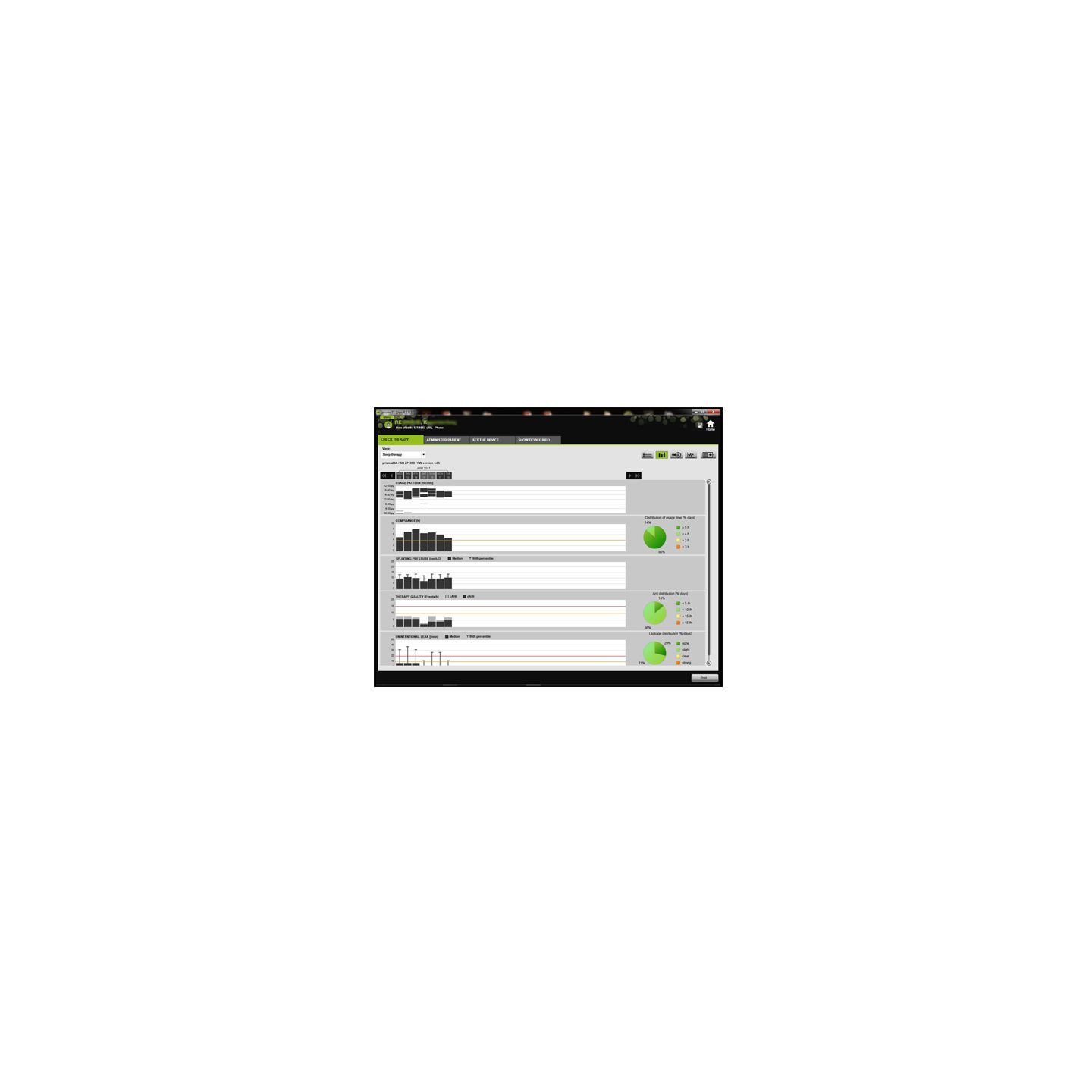 CPAP Prisma Soft met luchtbevochtiger - Löwenstein Medical.