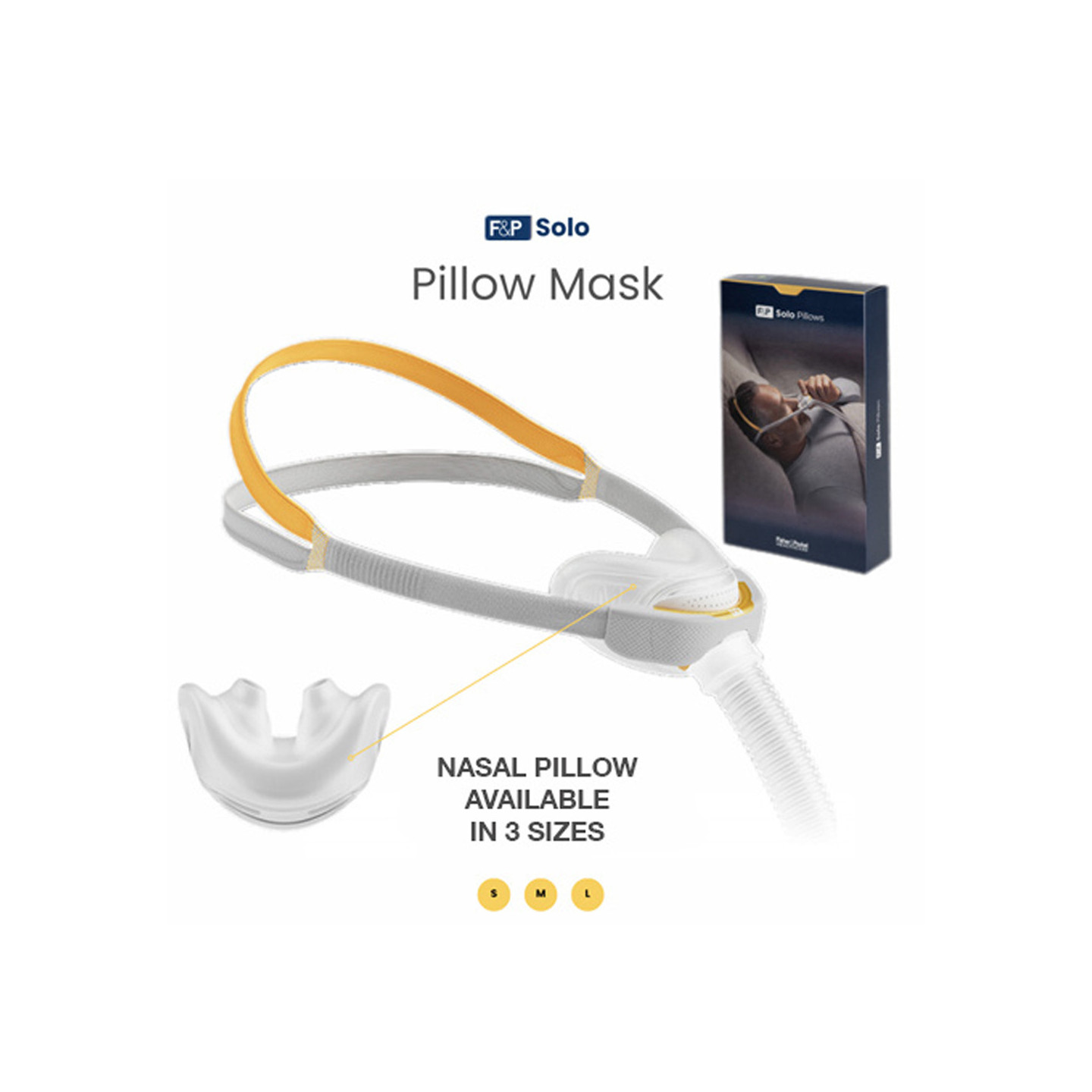 Solo pillow - Masque narinaire - Fisher & Paykel Healthcare