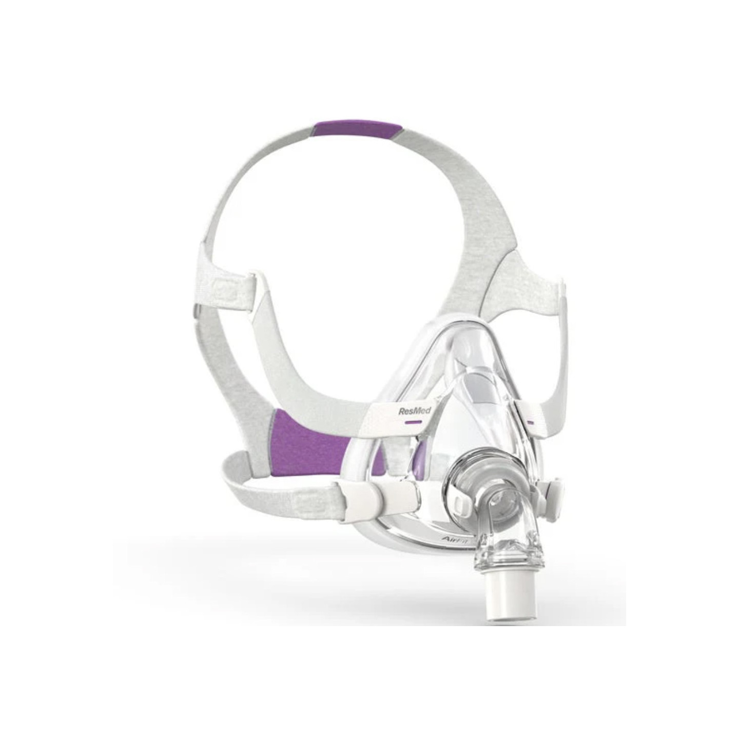 Le masque facial CPAP/PPC AirFit F20 for Her de ResMed.