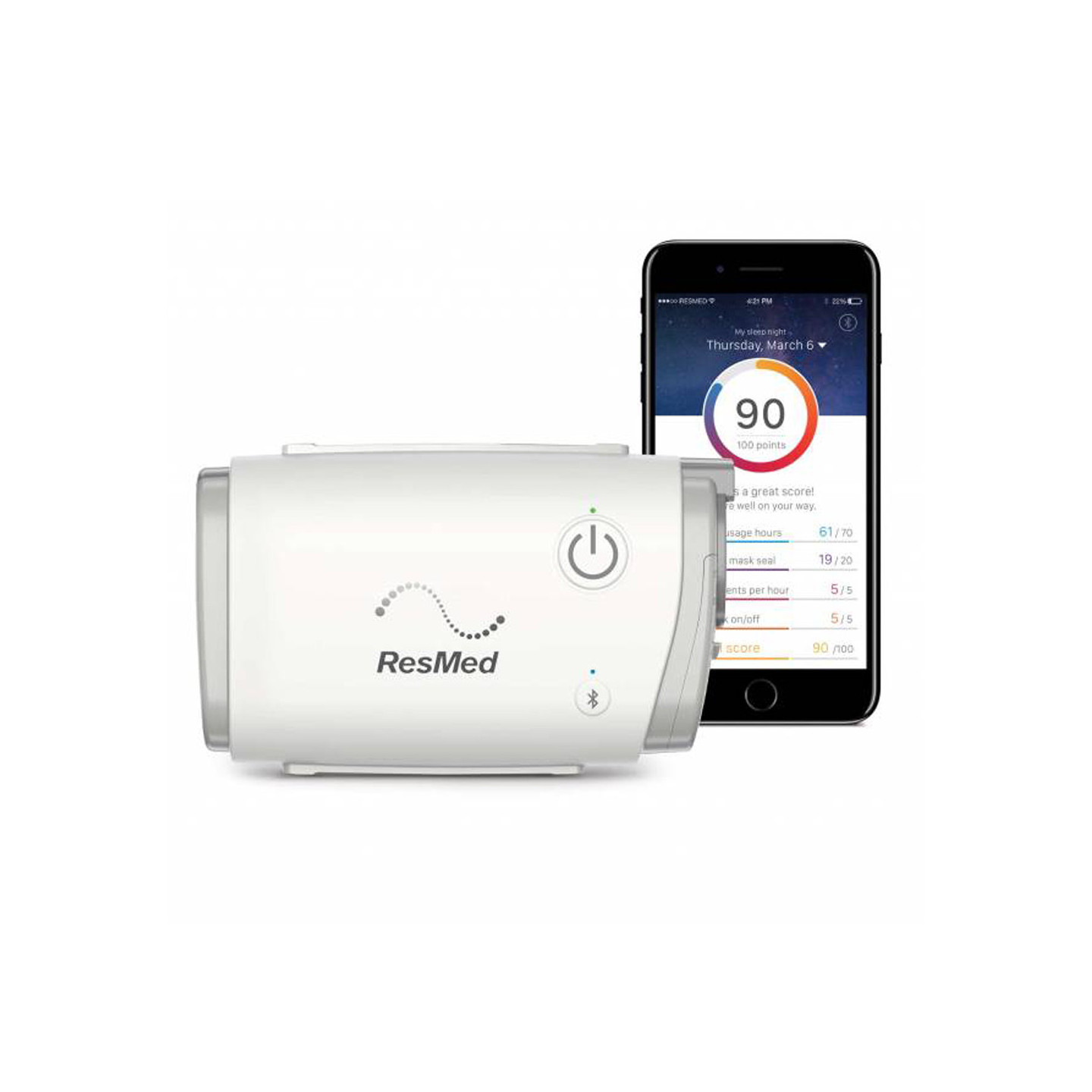 AirMini Autoset met Masker AirFit N30 - ResMed