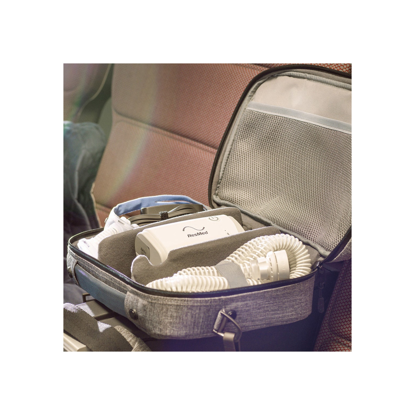 Suchen Sie die Tragetasche für das ResMed AirMini Auto-CPAP-Gerät?
