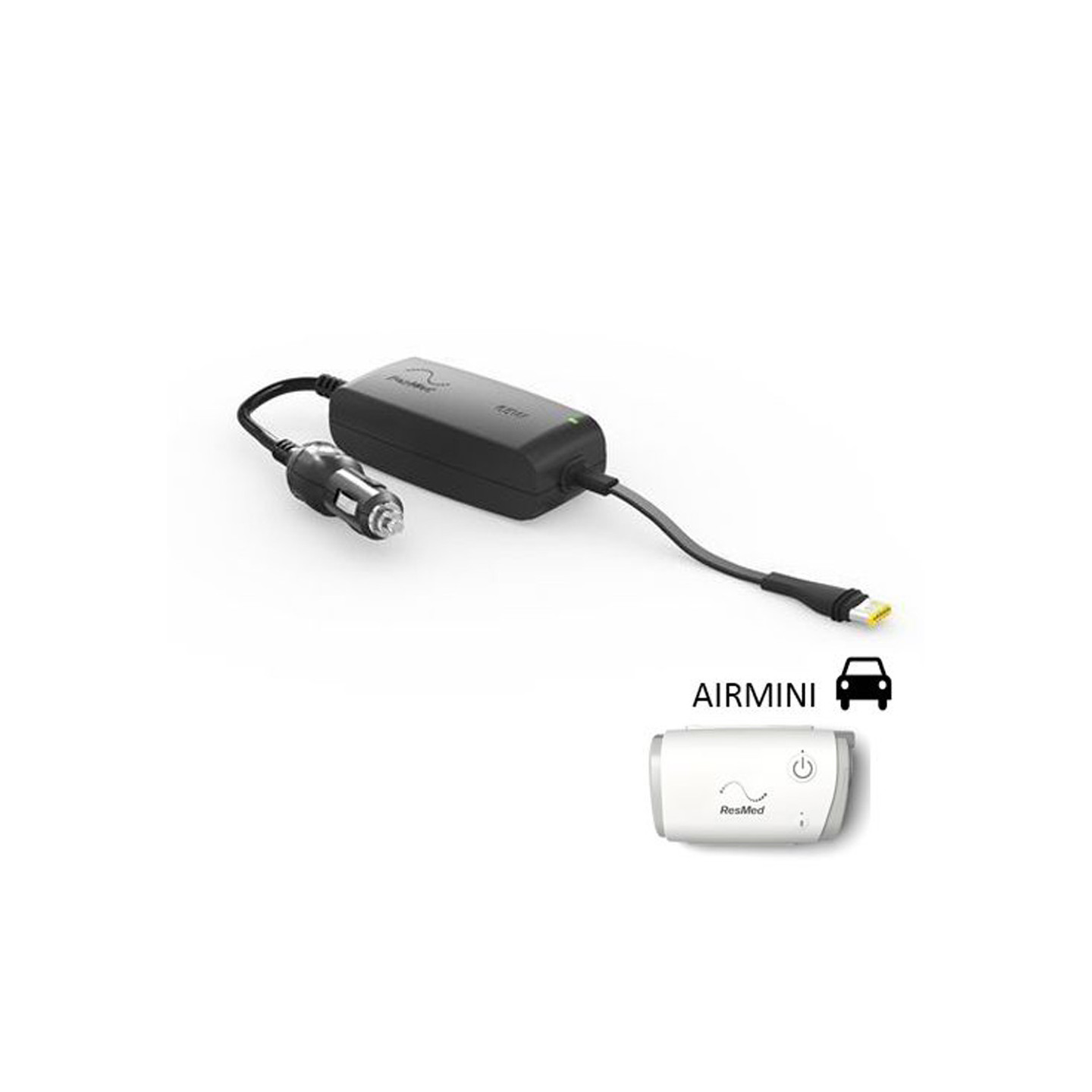 Convertisseur 12/24 V - Fiche allume cigare - CPAP/PPC AirMini