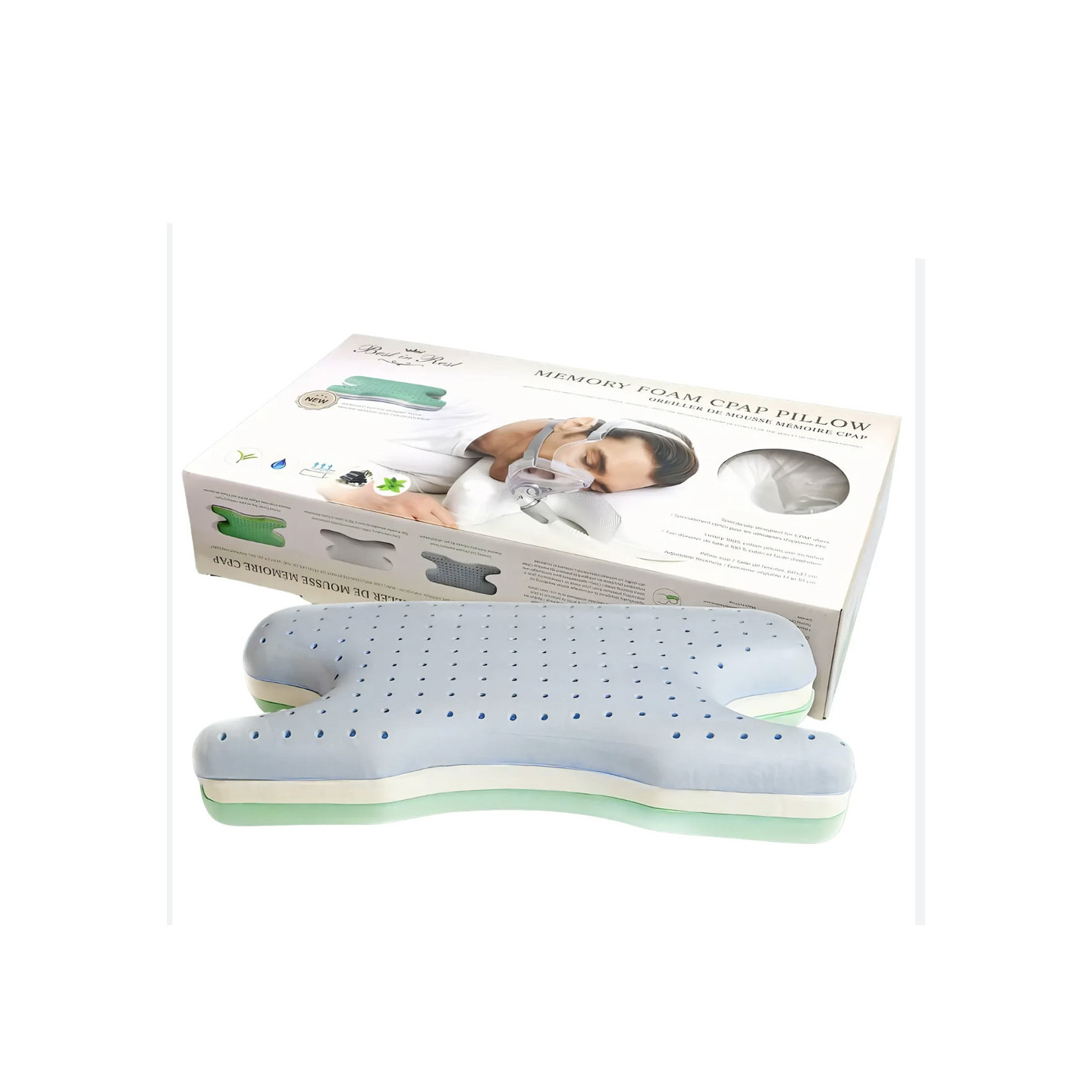 CPAP-Kissen aus Memory-Schaum – Best in Rest