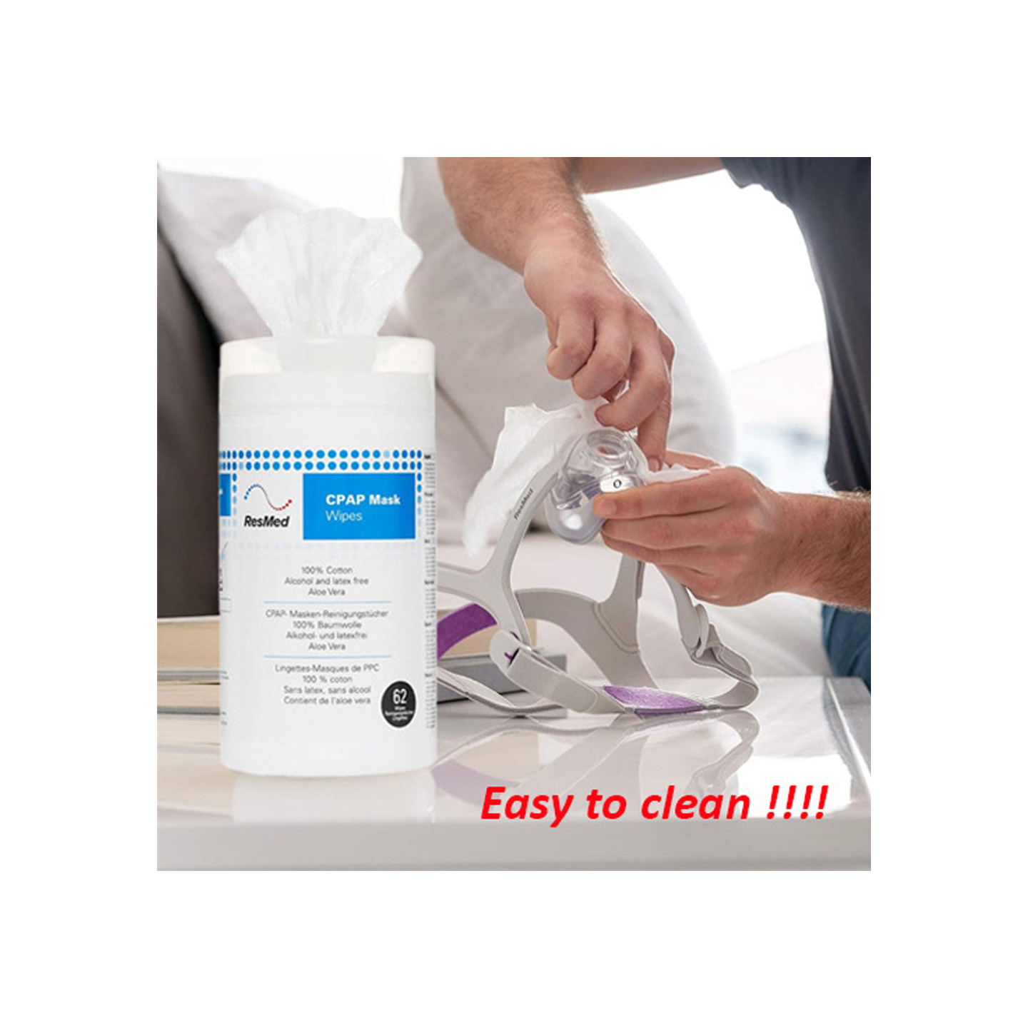 CPAP mask wipes - ResMed