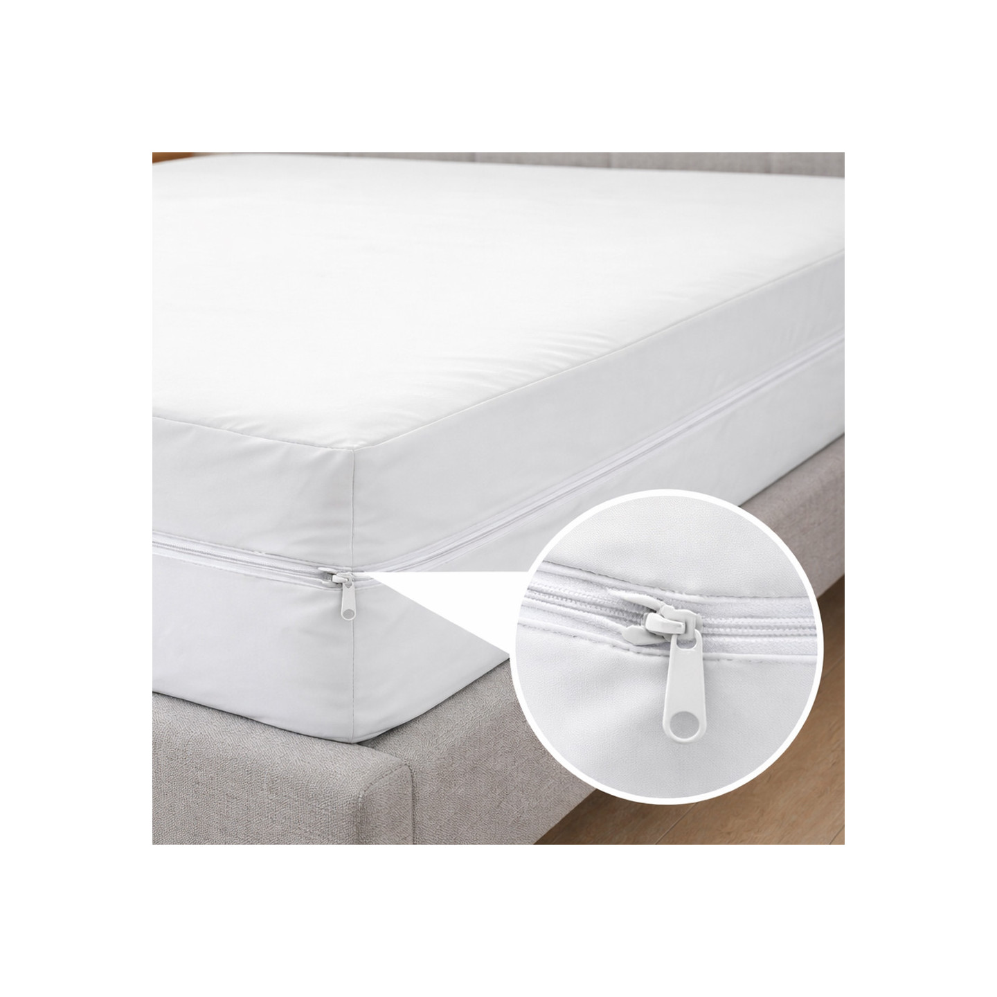 Anti-dust mite fitted sheets 90 cm x 200 cm - Noxaloon - Protecsom