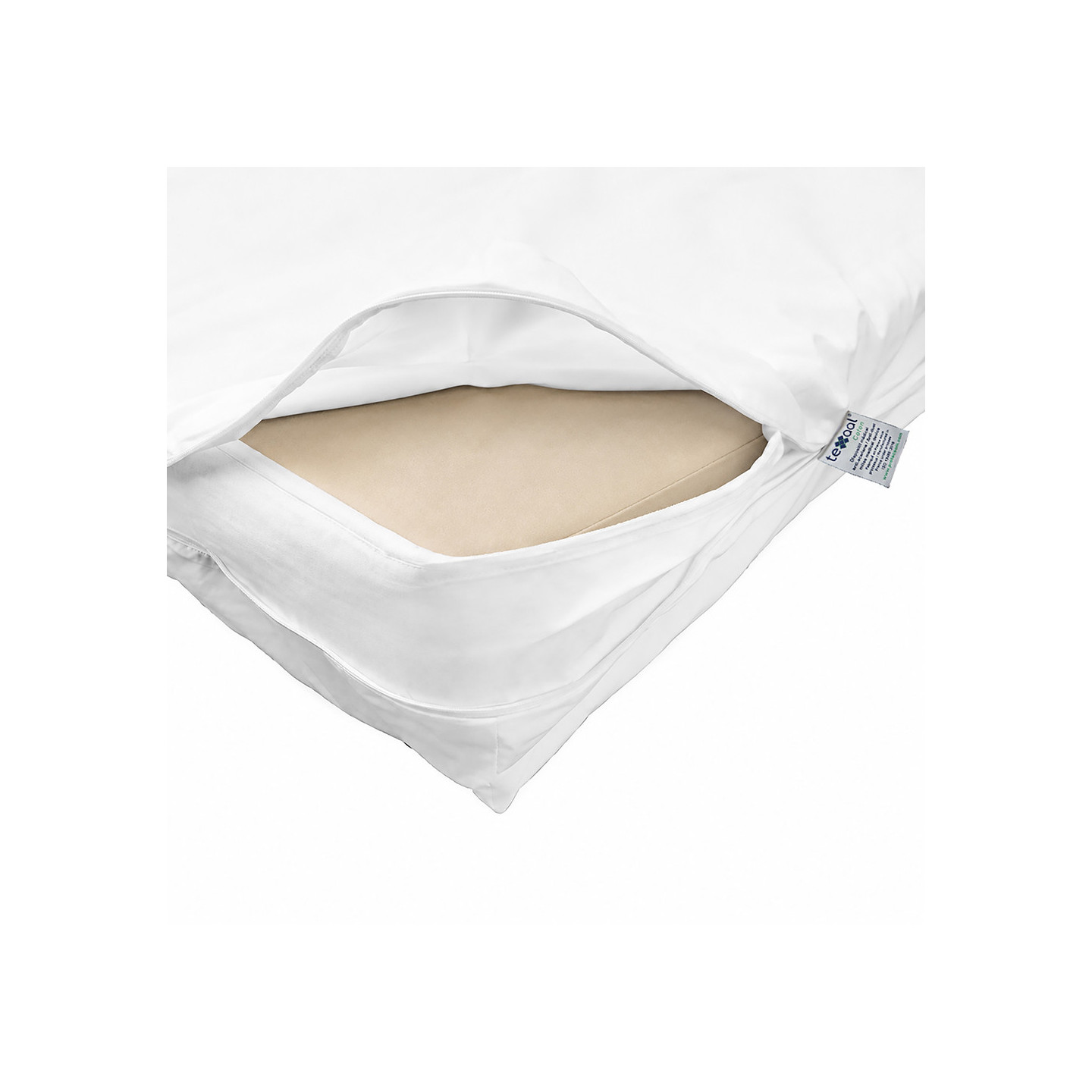 Anti-huisstofmijt hoeslaken - 180 cm x 200 cm - Texaal - 100% katoen - Protecsom