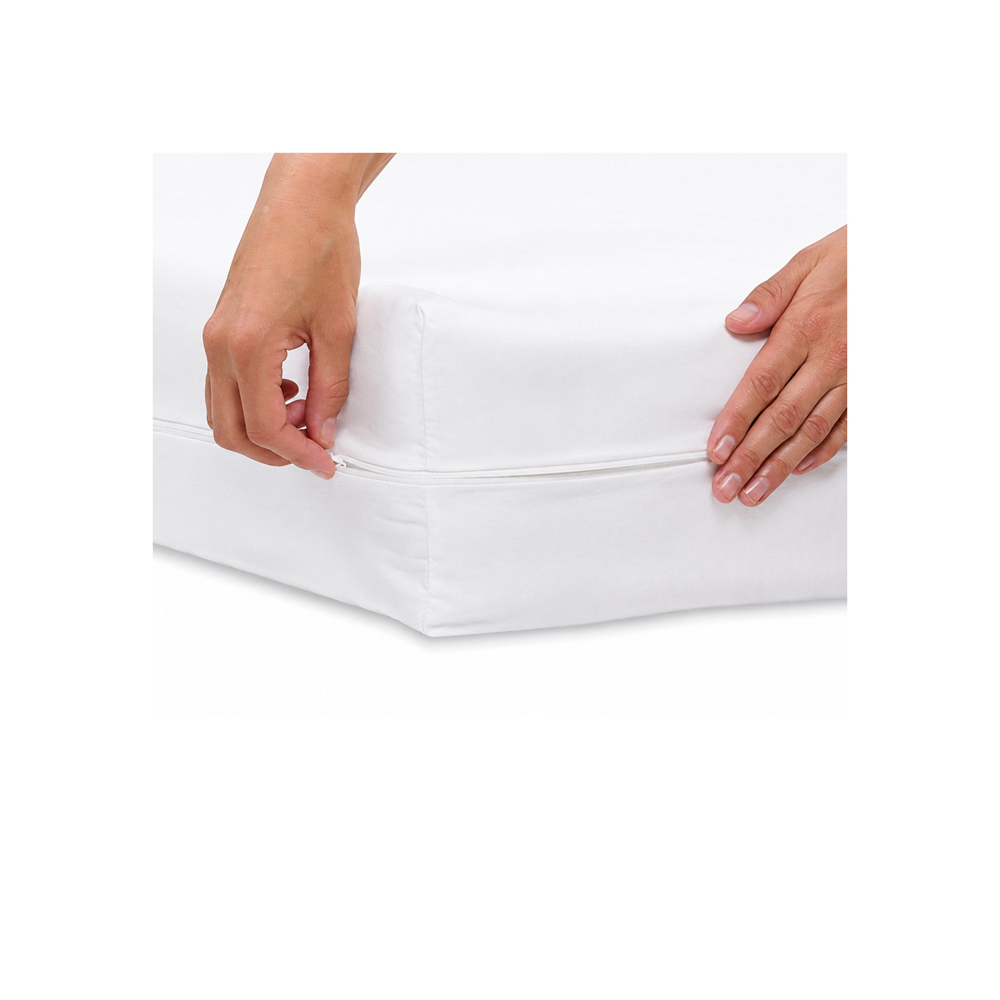 Anti-dust mite fitted sheets - 180 cm x 200 cm - 100% cotton - Texaal - Protecsom